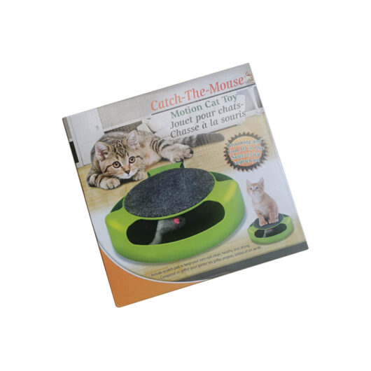 Pet Cat Toy Catch The Mouse Interactive Teasing Kitten Toy with Scratch Board - Image 4
