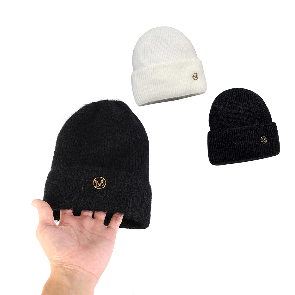 Ladies Women Beanie Hat Warm Fleece Lined R40 Thermal Insulation - Black - Image 11